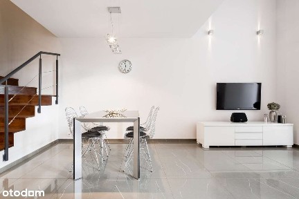 Dwupoziomowy loft z unikatowym układem