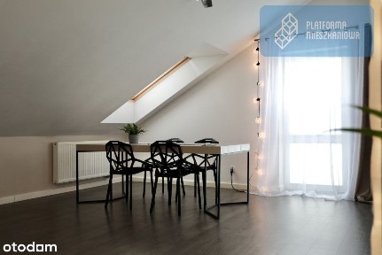 Stylowe mieszkanie 2-pok. na poddaszu, balkon, MP