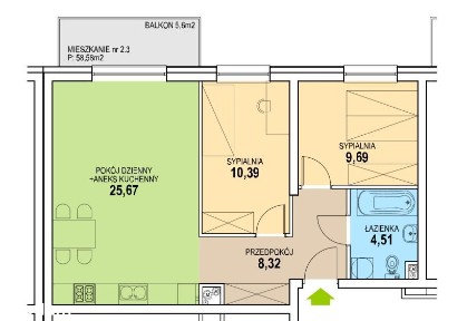 Nowa cena. Łężyca 3 pokoje.