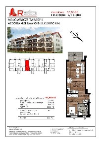 2-pokojowe mieszkanie 47m2 + balkon Bez Prowizji