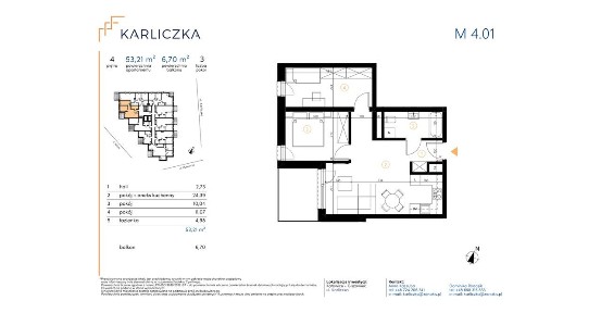 Karliczka | mieszkanie 3-pok. | A.4.01