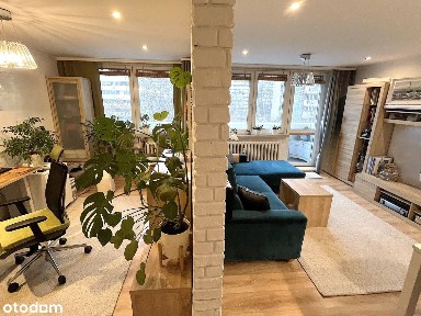 Cichy i słoneczny, urządzony apartament 3 pokojowy (59m2)