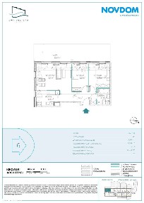 3 pokojowe mieszkanie 58 m2 z tarasem - Dwa Jeziora - Olsztyn