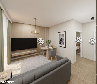 Bez Prowizji! W Otulinie Drzew 2 pok z Balkonem