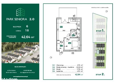 Mieszkanie z ogródkiem/ Osiedle Park Seniora/