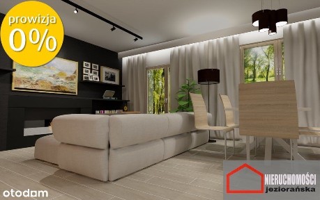 Dom z garażem pod lasem.