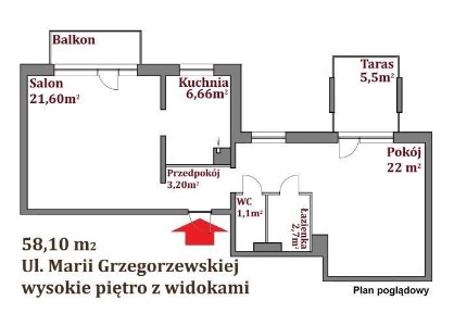 Piękny Widok, Dwa Balkony
