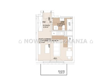 Kawalerka z Balkonem GOTOWA DO ODBIORU Wysoki Standard Tramwaj