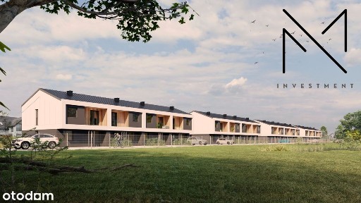 Nowoczesny dom w zabudowie szeregowej - Osiedle Współczesne - Reymonta