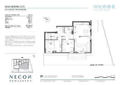 3-pokojowe mieszkanie z DUŻYM OGRÓDKIEM Młode Stanisławie B111
