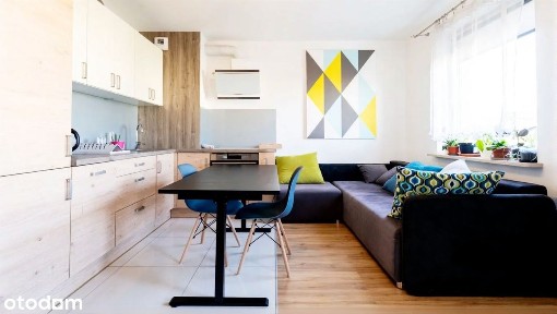 Jasne 2 pokoje z dużym balkonem | Złocień | blisko PKP