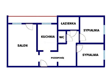 Przestronne 3 pokoje po remoncie + duży balkon!