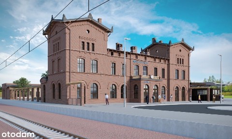 Kompleks biurowo-usługowy w modernizowanym budynku dworca w Oleśnicy