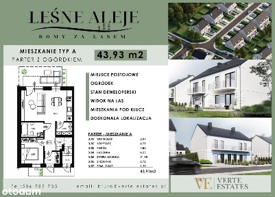 Osiedle Leśne Aleje | mieszkanie 2-pok. | 66-HA