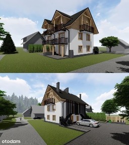 Inwestycja/ dom/ 4 apartamenty/ Pieniny/Szlachtowa
