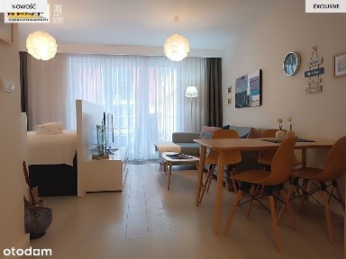 Apartament w 1 linii brzegowej z garażem!
