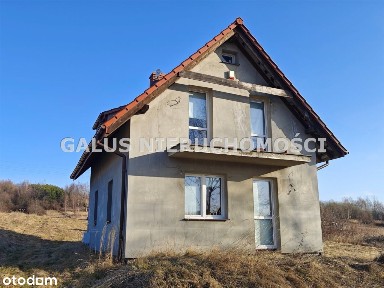 Bęczarka - widokowa działka z wolnostojącym domem