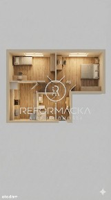 Funkcjonalne 2-pokojowe mieszkanie + kuchnia.