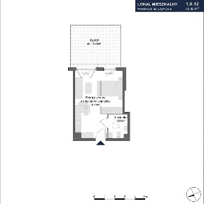 Kawalerka- stan deweloperski/Orunia-Św.Wojciech