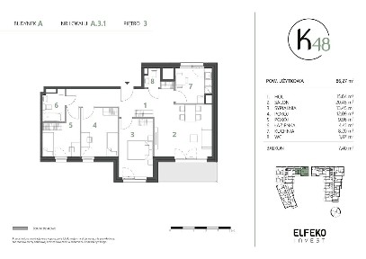 K48 - wygodne 4 pokoje, osobna kuchnia, słoneczne