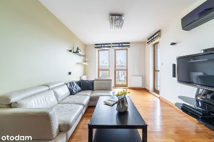 Nowoczesny apartament z klimatyzacją, 62m2, Wilanów