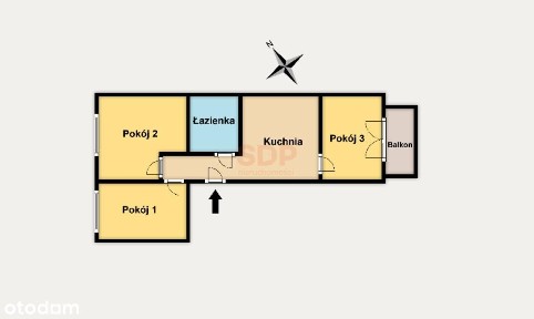 Nowe budownictwo 3-pokoje z balkonem | MP