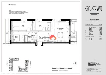 4 pokoje, 2 balkony, Gajowa, Bartodzieje