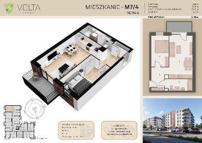 2-POKOJE na III piętrze z WINDĄ | Osiedle Volta