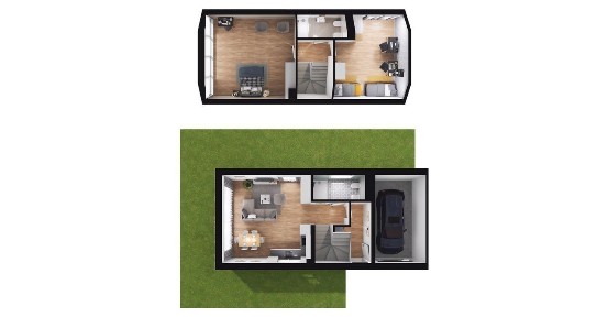 3-pokojowy dom 106m2 + ogródek Bezpośrednio