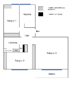 3 POKOJE 63m² | GENERALNY REMONT | Balkon/Piwnica | Kopernik/Gliwice