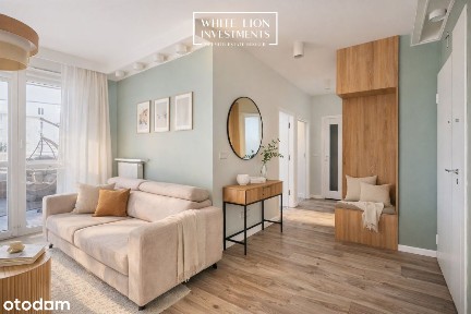 3 stylowe pokoje z tarasem, garażem i komórką