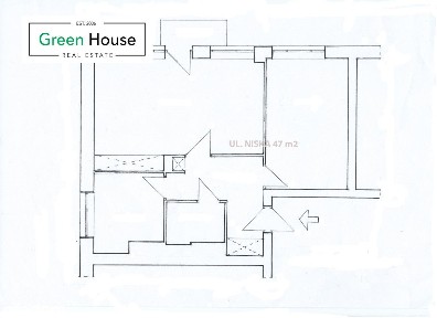 Wola ul. Niska / Smocza - 2 pok. 47,28 m2