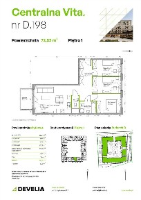 4-pokojowe mieszkanie 72m2 + balkon Bez Prowizji