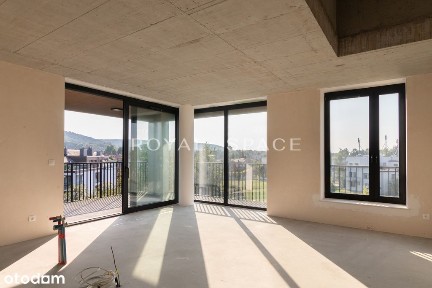 Penthouse z tarasem na dachu | widok na Las Wolski