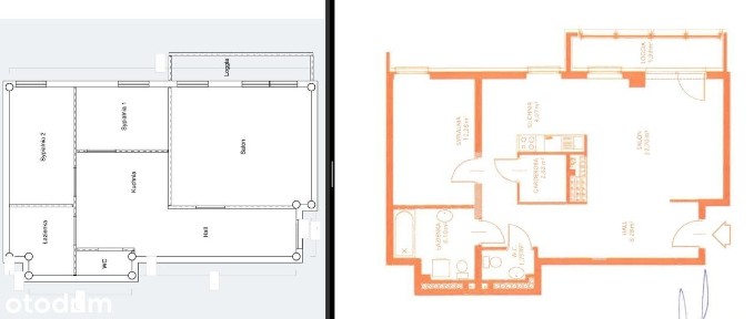 Przestronne 3-pokojowe mieszkanie z balkonem