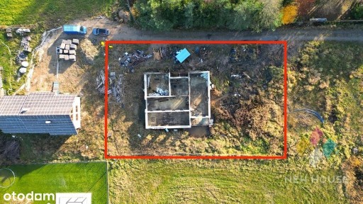 Rozpoczęta budowa domu parterowego Wójtowo