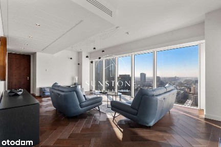 Apartament na wynajem 173m2 | Złota 44 | 25+ piętro