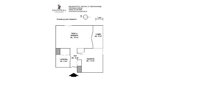 Zdziechowskiego, 2 pokoje w apartamentowcu