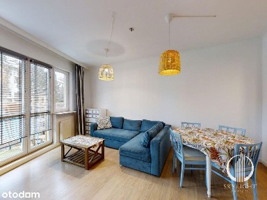 Dwupokojowe mieszkanie z ogródkiem