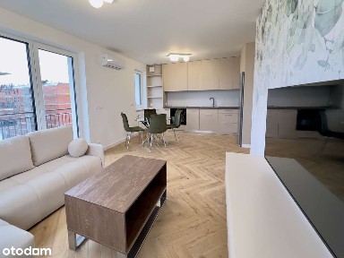 REZERWACJA Umeblowany 3-pok apartament 56 m² z balkonem i klimatyzacją