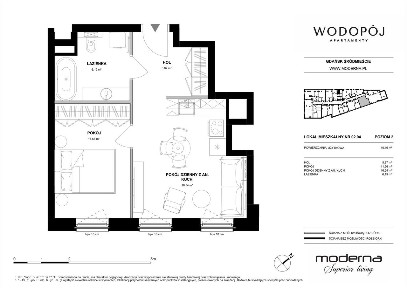 2-pokojowe mieszkanie 40m2 Bezpośrednio