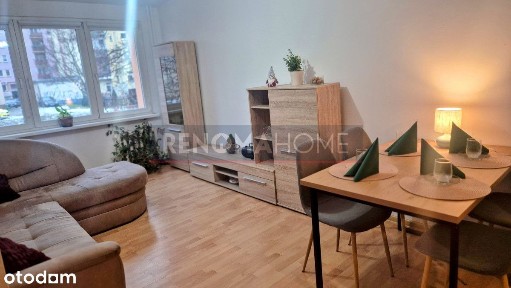 2 pokoje/ parter/ centrum/ balkon