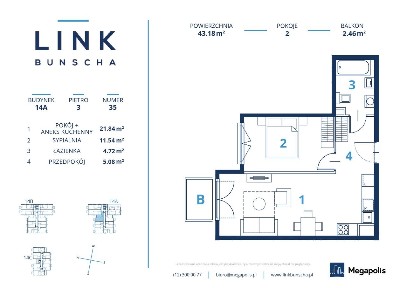 Dwa pokoje w pobliżu Kampus UJ | Ruczaj | Zakrzówek