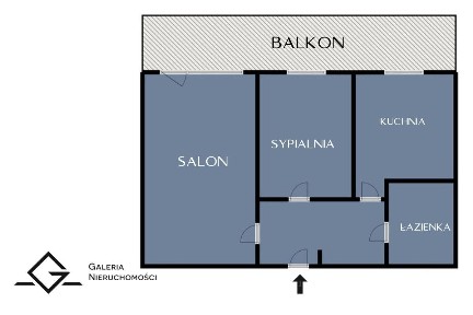 Balkon 16 m2 | osiedle Bursztynowe |osobna kuchnia
