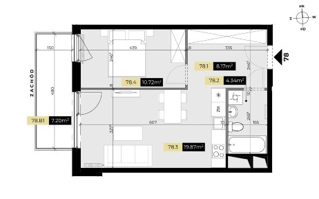 Tarasy Śląskie - 2 pokoje, park w pobliżu