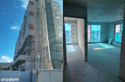 Nowe, 1 pokój + aneks kuchenny, stan deweloperski, 36,66 m2, Łęczna