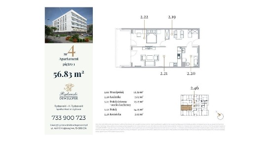 3-pokojowe mieszkanie 51m2 Bez Pośredników