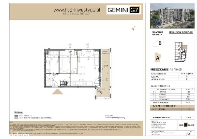 Gemini G7 | mieszkanie 2-pok. | A6-9-45