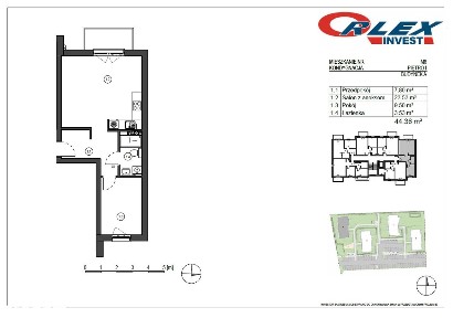 Nowe Gościcino, 2 pokoje, nowe, dwustronne, winda, Orlex Invest