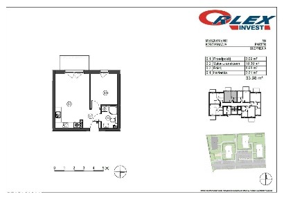 Nowe Gościcino, 2 pokoje, ogródek, Orlex Invest